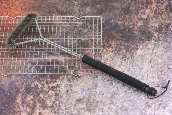 BBQ Extra Long Grill Cleaning Brush Stainless Steel Wire Bristles - Image 3