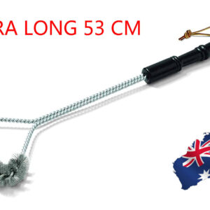 BBQ Extra Long Grill Cleaning Brush Stainless Steel Wire Bristles