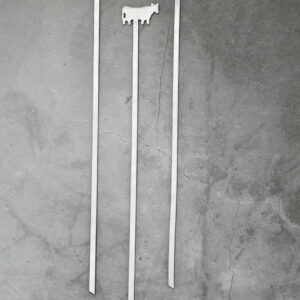 Stainless Steel Metal Flat BBQ Skewers Set with Animal Shape